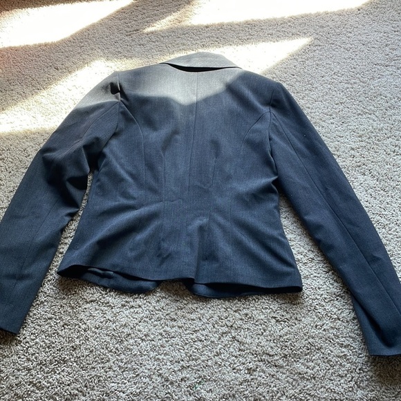 Candie’s L Button Front Blazer Jacket Women's Large Gray EUC Interview Business - Picture 9 of 9